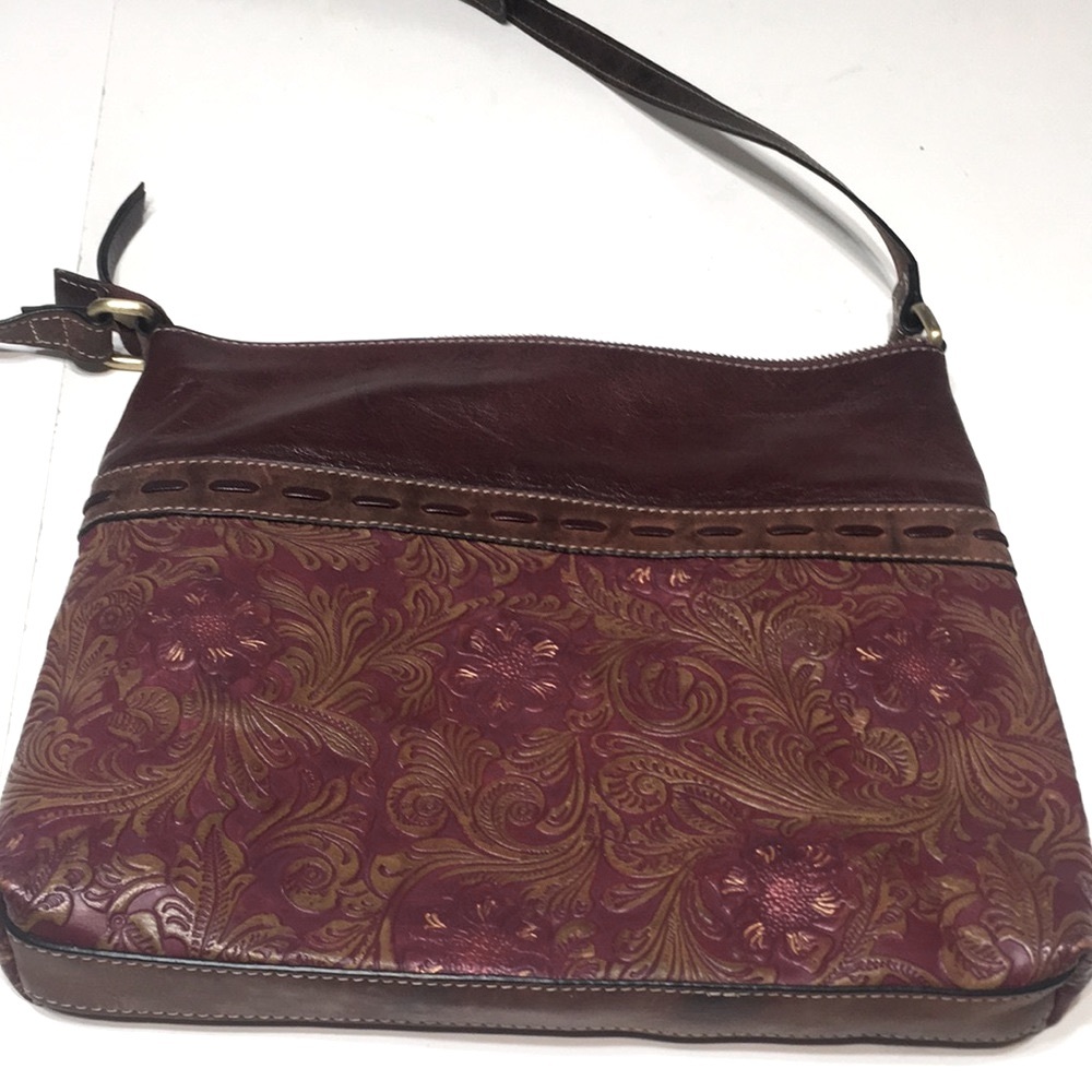 Red floral crossbody Firenze Bella